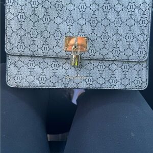 Nanette Lepore White and Black Patterned Clutch‎